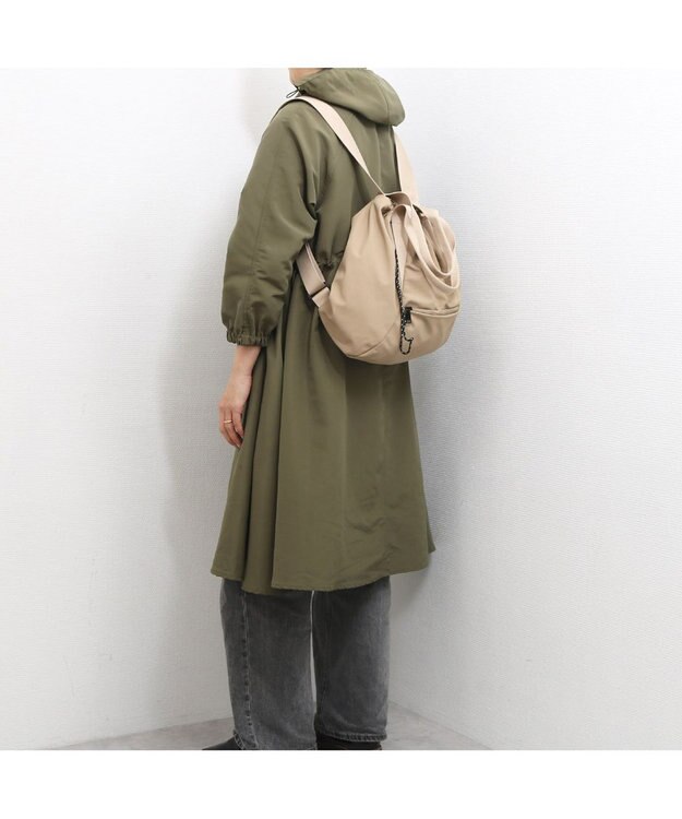 UNBILLION カシュカシュ cachecache / 2wayナイロンリュック ベージュ