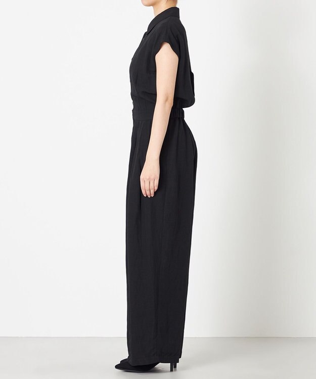 NAVE 【Nave】ヴィスコースリネン ジャンプスーツ ブラック系