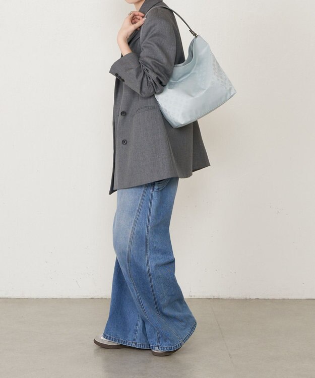 russet  ナイロンジャガード2WAYショルダーバッグ(CE-1693) AshBlue