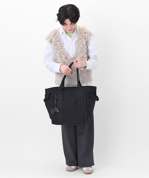 ACE BAGS & LUGGAGE W&.Day/Night エムート トートバッグ A4サイズ Lサイズ 20522 ダブルアンドデイナイト ブラック
