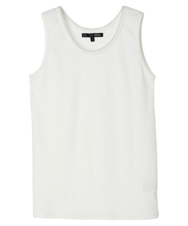 Green Parks ・ＳＵＧＡＲ　ＳＰＯＯＮ　パールテレコタンク Off White