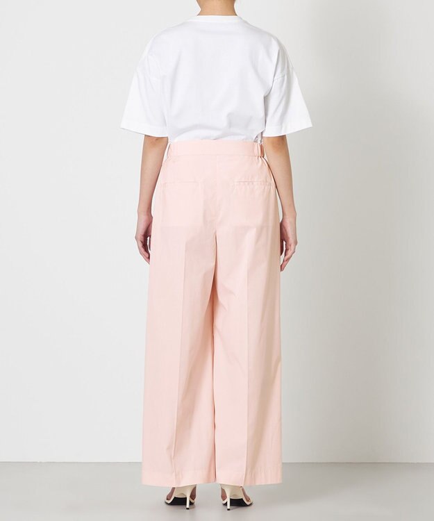 NAVE 【ReNave・セットアップ可/洗える/接触冷感/UVケア】コットンポリブロード パンツ ピンク系