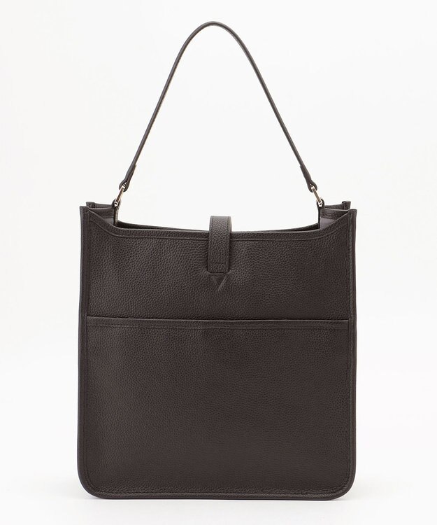 LA BAGAGERIE スクエアレザー2WAYショルダーバッグ ブラック