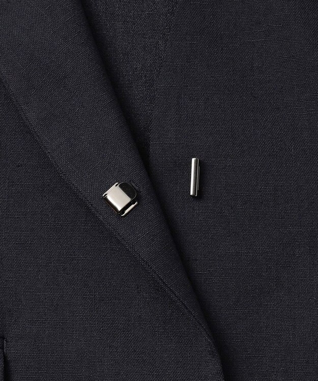 23区 【先行予約】アイアスマットストレッチ ノーカラージレ ネイビー系