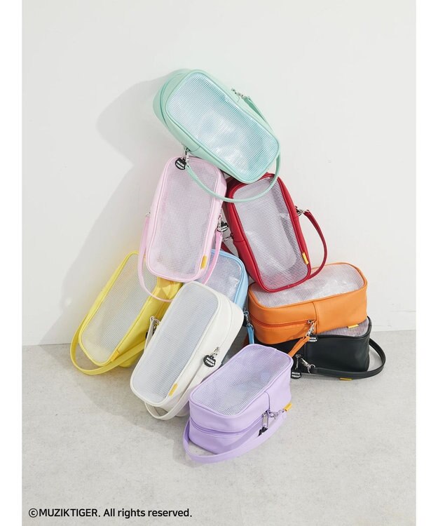 Green Parks ムジークタイガー／カラフルマルチケース Red