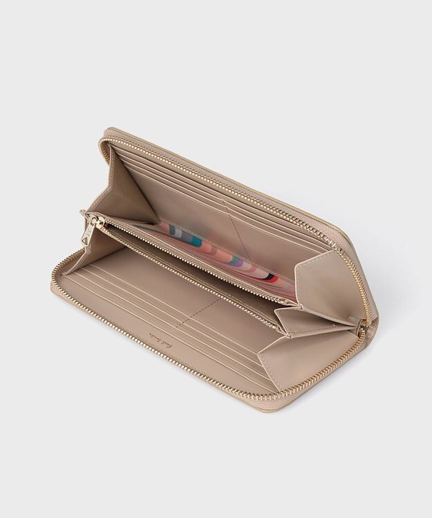 Paul Smith サプルレザー 長財布 カーキ