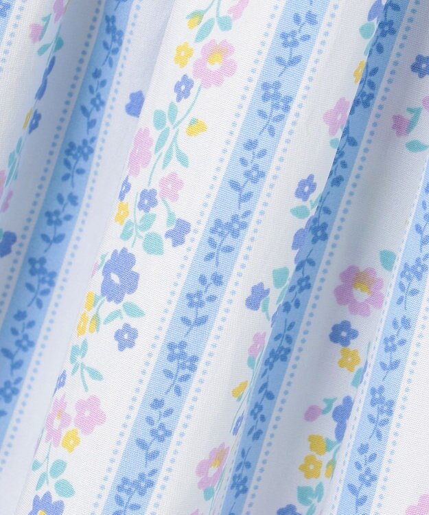 ANY KIDS 総柄 サマーワンピース ストライプ