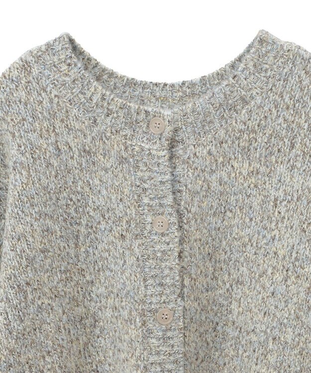 Green Parks ２ＷＡＹメランジＭＩＸニットプルオーバー Brown