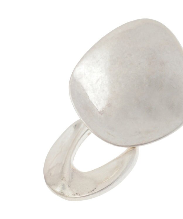 YECCA VECCA メタルプレートスイングピアス Silver