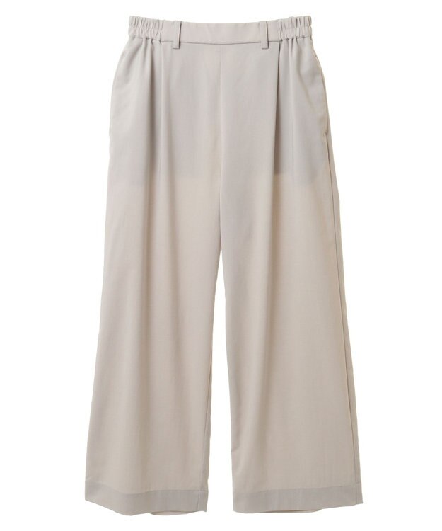 CRAFT STANDARD BOUTIQUE ポリトロイージーパンツ Gray Beige