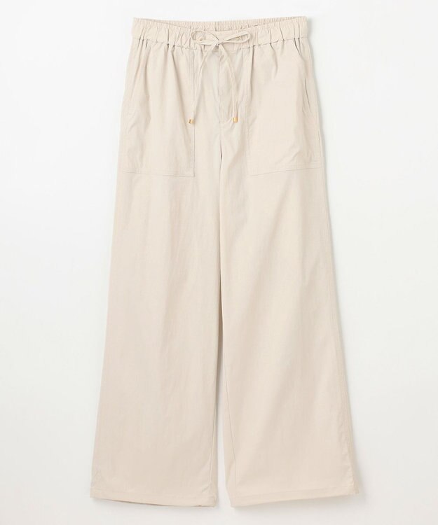 ANY 【ウエストゴム】撥水ナイロンベイカーパンツ エクリュ