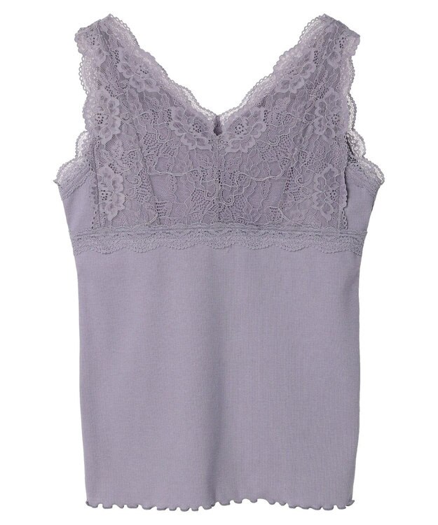 earth music&ecology 前後２ＷＡＹレースタンクトップ Sax