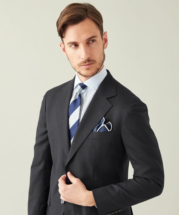 GOTAIRIKU 【御幸毛織】ケープタウンモヘヤ ブレザー ネイビー系