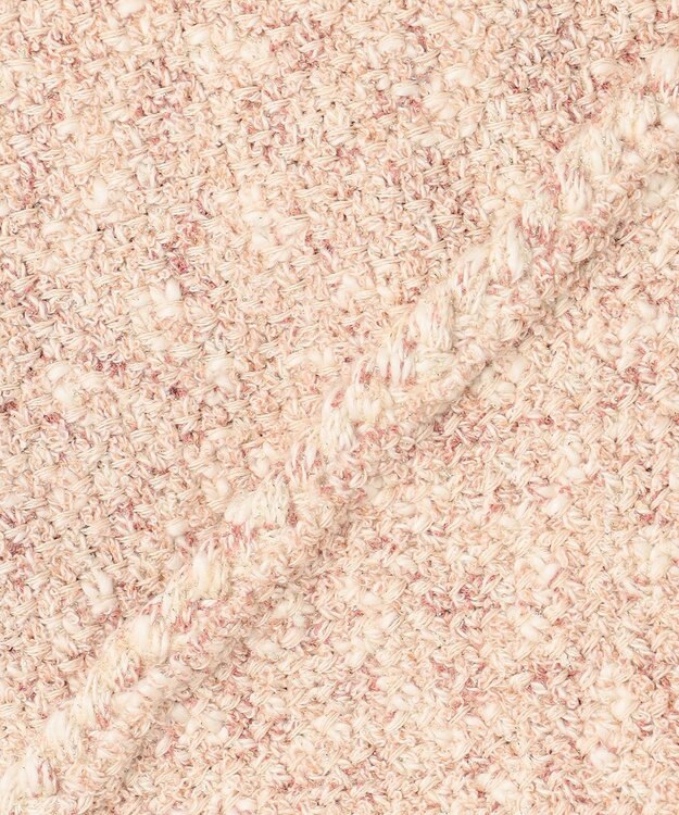 TOCCA TWEEDY MAZE ニットジャケット ピンク系