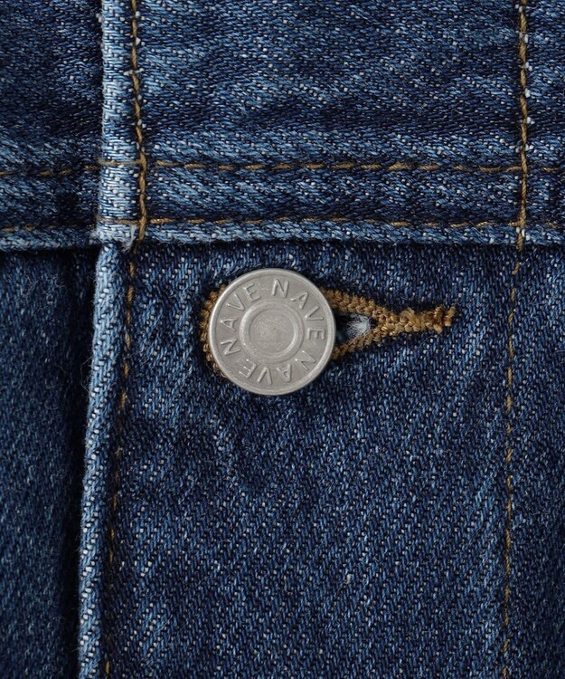 NAVE 【ReNAVE・洗える/中綿】ライトデニム ブルゾン ブルー系