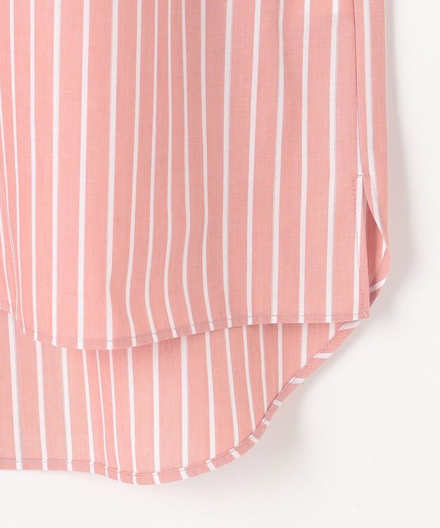 ANY SIS S ペタルスリーブ シャツ コーラルストライプ