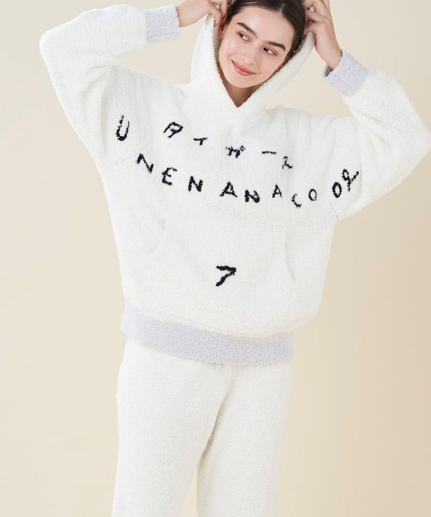 une nana cool MADE WITH 阪神タイガース やわらかモフモフフーディー IV