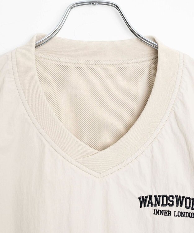 WEGO ナイロンVネックベスト ベージュ