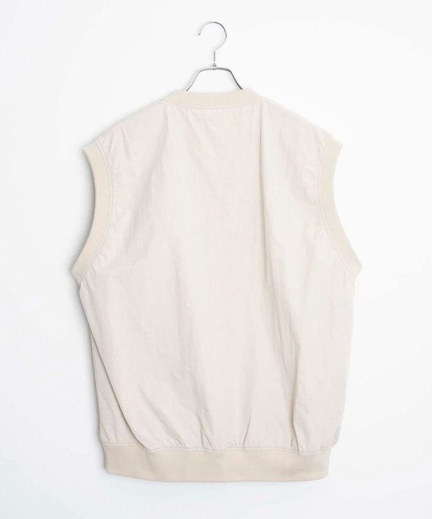 WEGO ナイロンVネックベスト ベージュ