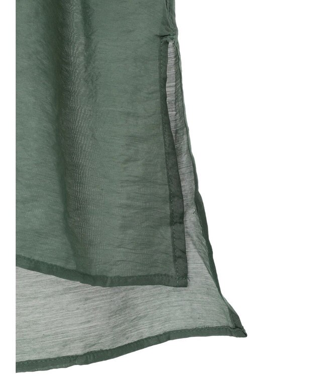 Green Parks レギュラー前後差シアーシャツ Green