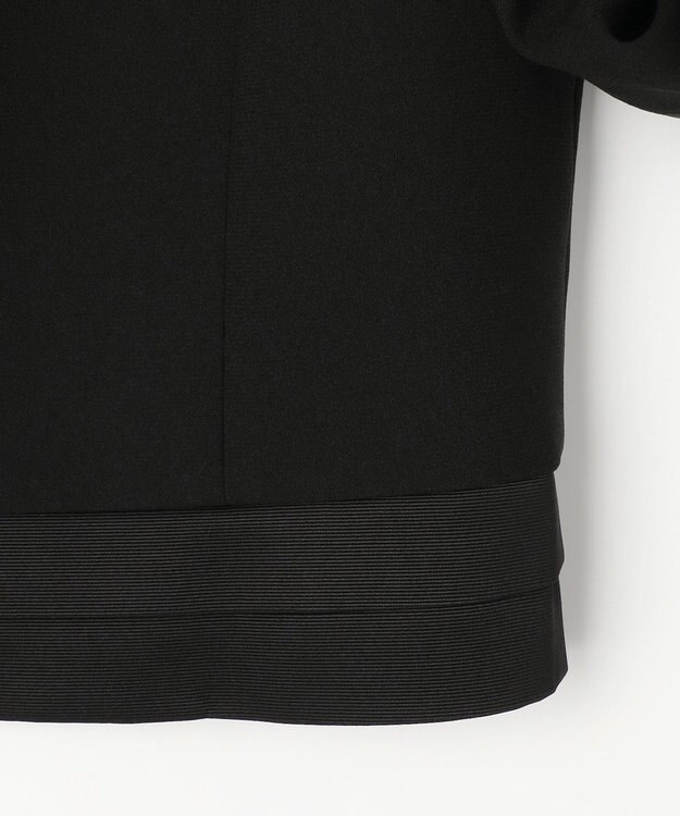 組曲 NOIR 【ストレッチ/オールシーズン対応】ペプラムミニグログラン ジャケット＋ワンピース ブラック系