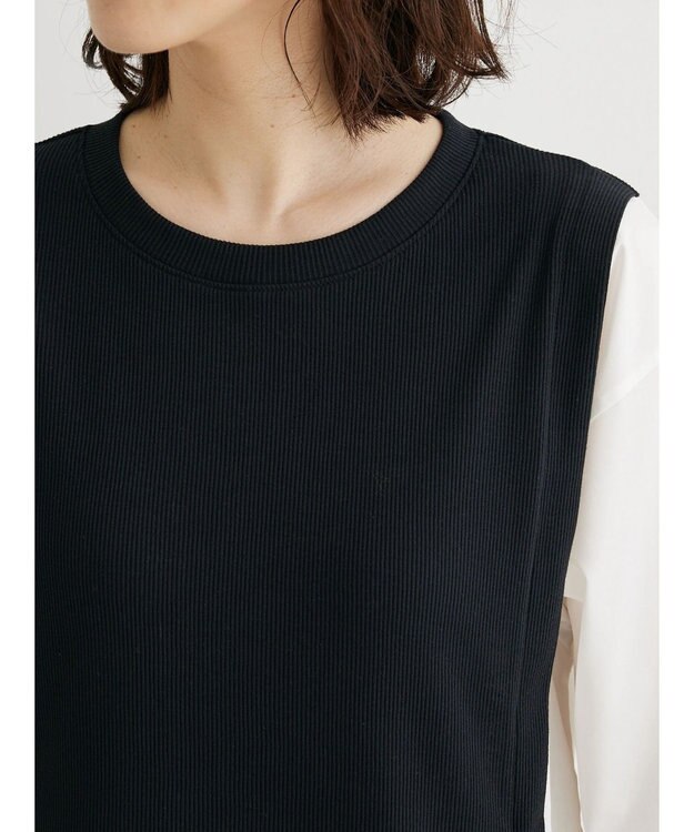 Green Parks テレコドッキングチュニック Off White