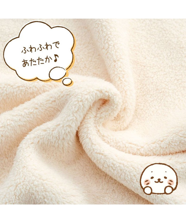 Mother garden しろたん マフラー くるっとひざ掛け オフホワイト