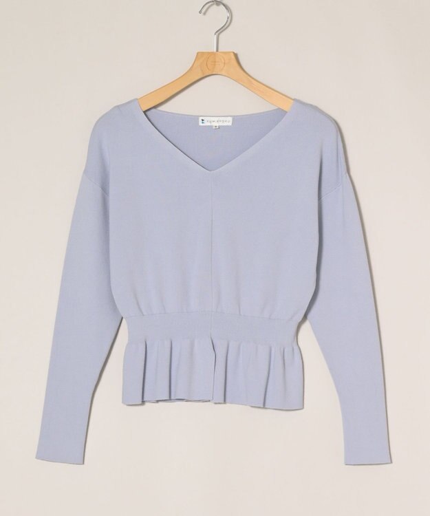 ONWARD Reuse Park 【組曲】ニット春夏 ブルー