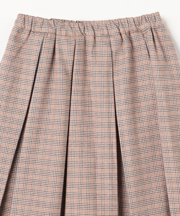 ANY KIDS リボンプリーツスカパン ブラウン×チェック