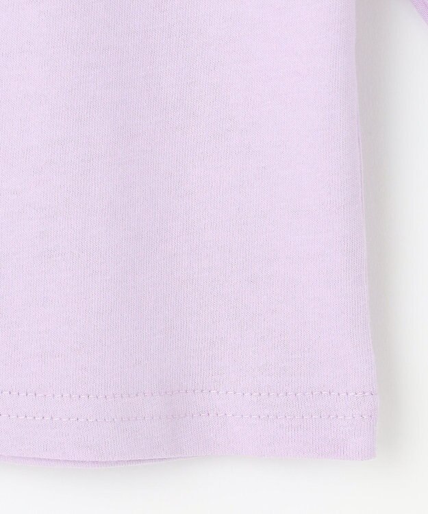 ANY KIDS アニマル×フルーツ 長袖 Tシャツ ラベンダー×ウサギ