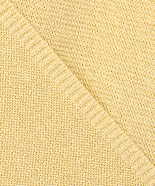 ANY 【新色追加/14色展開】アクリルガーターフレンチスリーブニット イエロー