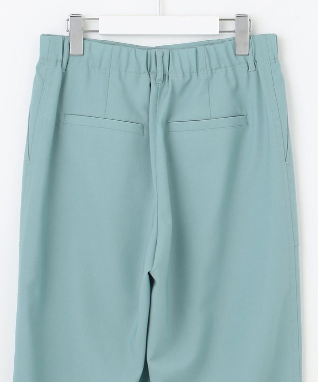 自由区 L 【洗える】ストレッチライトツイルベイカー パンツ ライトブルー