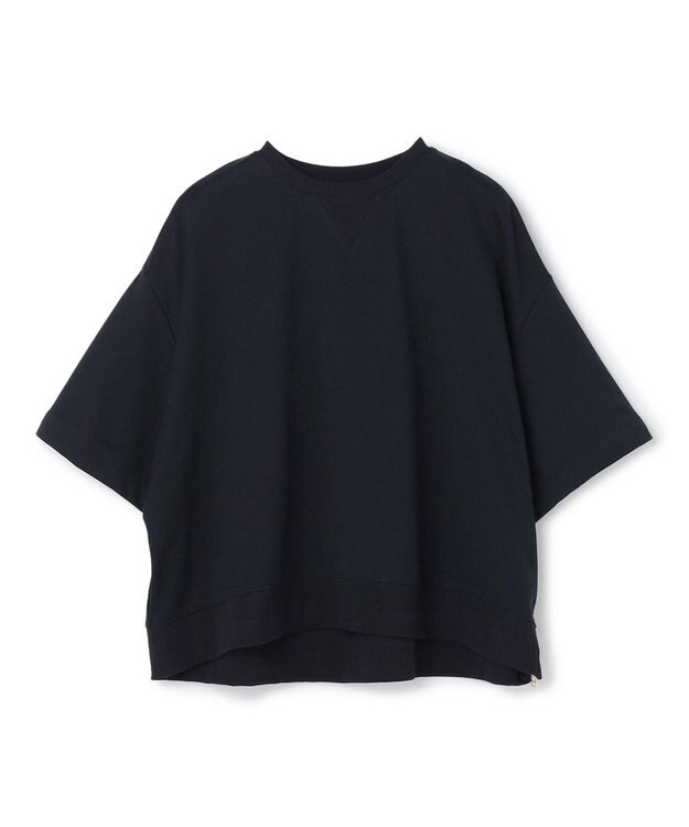 UNFILO ライトウェイト サイドZIPスウェット ネイビー