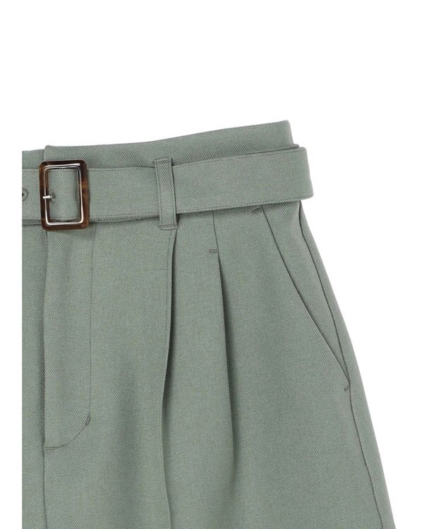 earth music&ecology ベルト付きショートパンツ Khaki