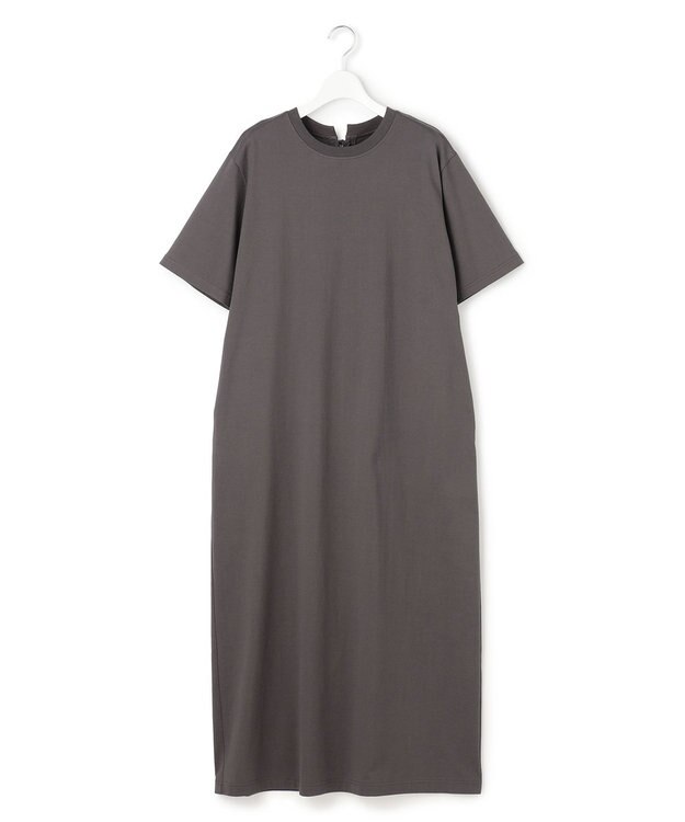 23区 【SLOW/一部店舗限定】ヴィンテージライクジャージー T ワンピース スチール