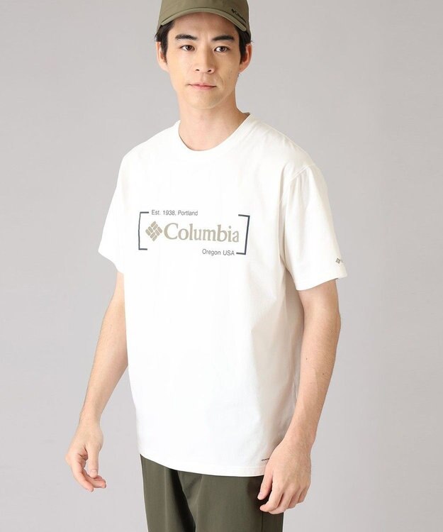 Columbia Columbia/ タイムトゥトレイルグラフィックショートスリーブTシャツ /コロンビア Sea Salt
