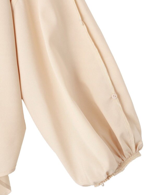 YECCA VECCA 2wayボリューム袖ブラウス Pink Beige
