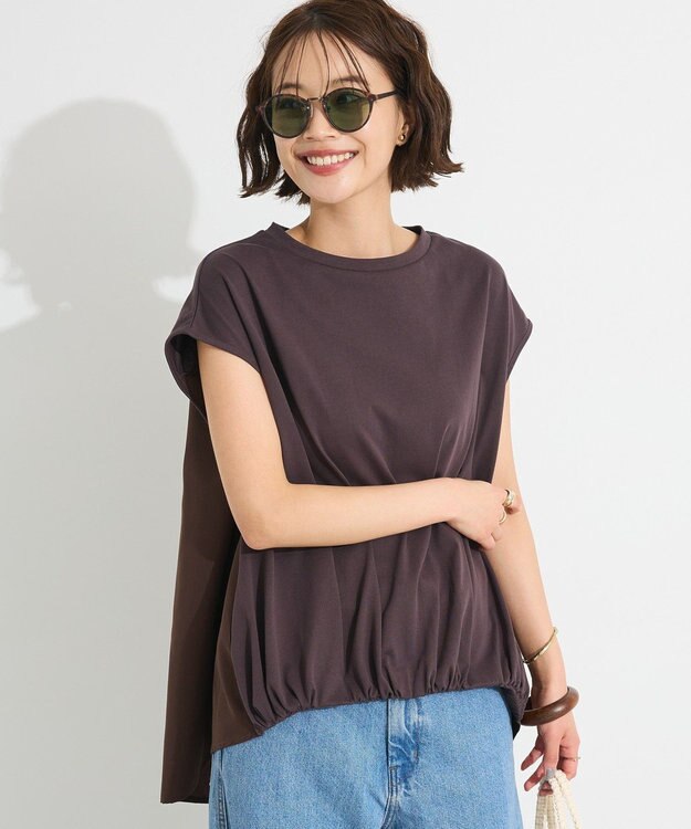 CRAFT STANDARD BOUTIQUE バックフレアバルーンカットソー Brown