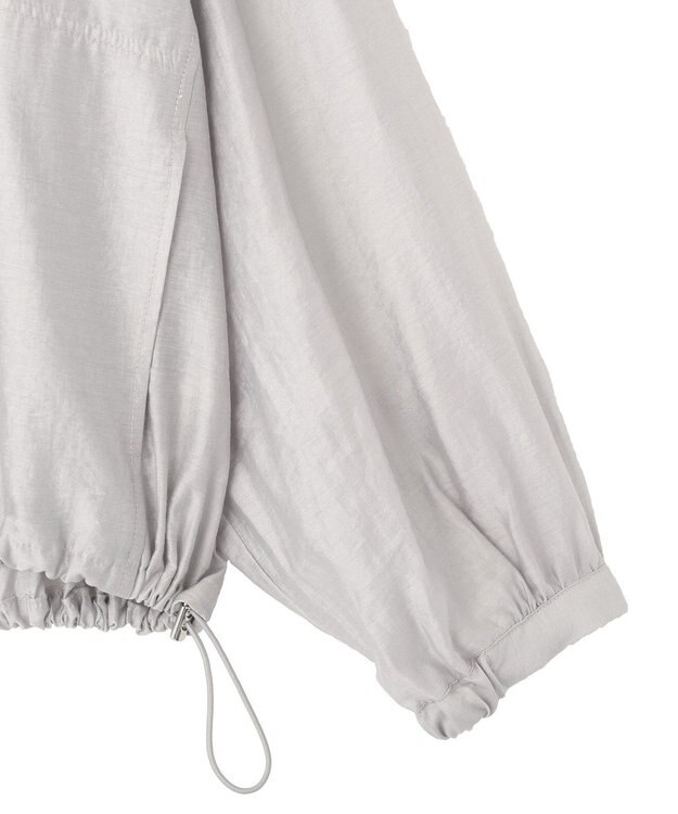 Green Parks シアーＺＩＰＶネックブルゾン Gray