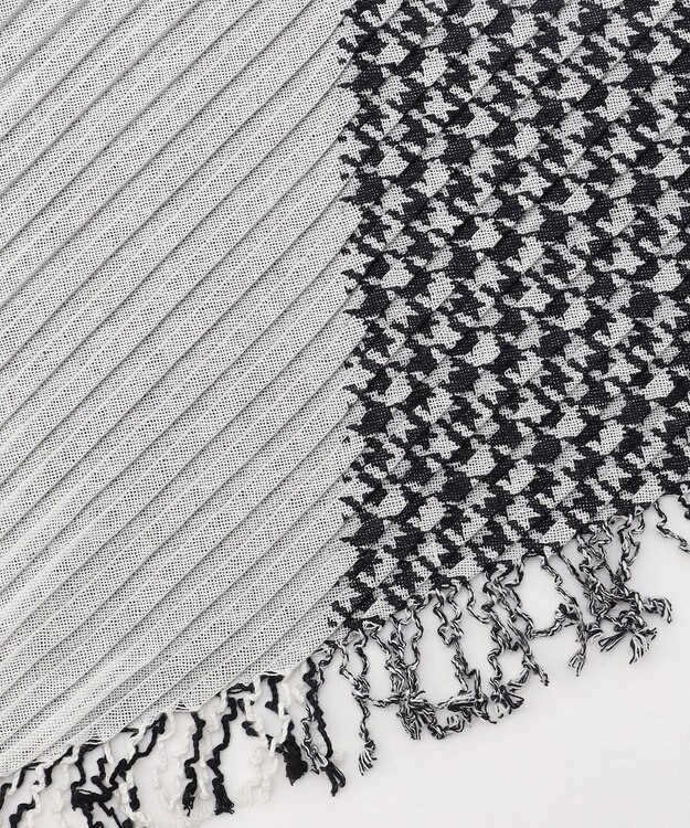 JOSEPH HOMME 新色【上質素材】シルクカシミヤ　 千鳥パターンプリーツ ブラック系