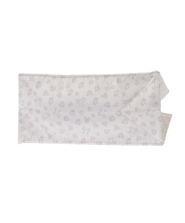 Maison de FLEUR リボンレオパードギャザーハンドルスクエアトート Light Beige