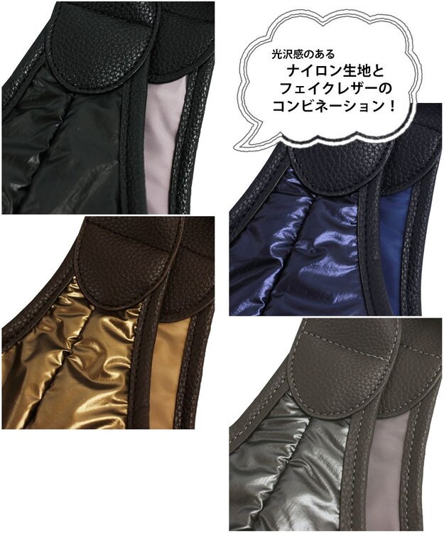 ROOTOTE 6456【軽量・肩掛け】LT.ラウンド.シャイニー-A 01：ブラック