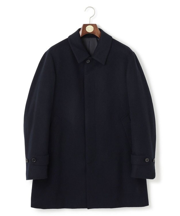 J.PRESS MEN 【WEB・一部店舗限定】ウールカシミヤビーバーステンカラー コート ネイビー系