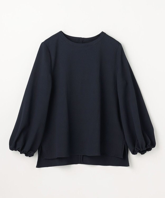 ANY ポコポコバルーン袖ブラウス ネイビー