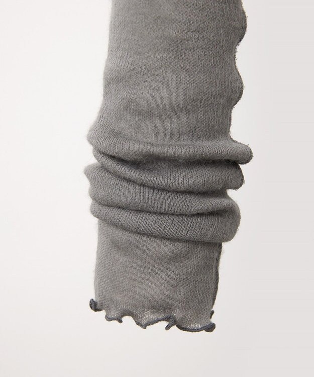 TOQUE 〈大草直子さんアドバイザー〉ロイヤルベビーアルパカ 針抜きスムス 12分丈レギンス グレー