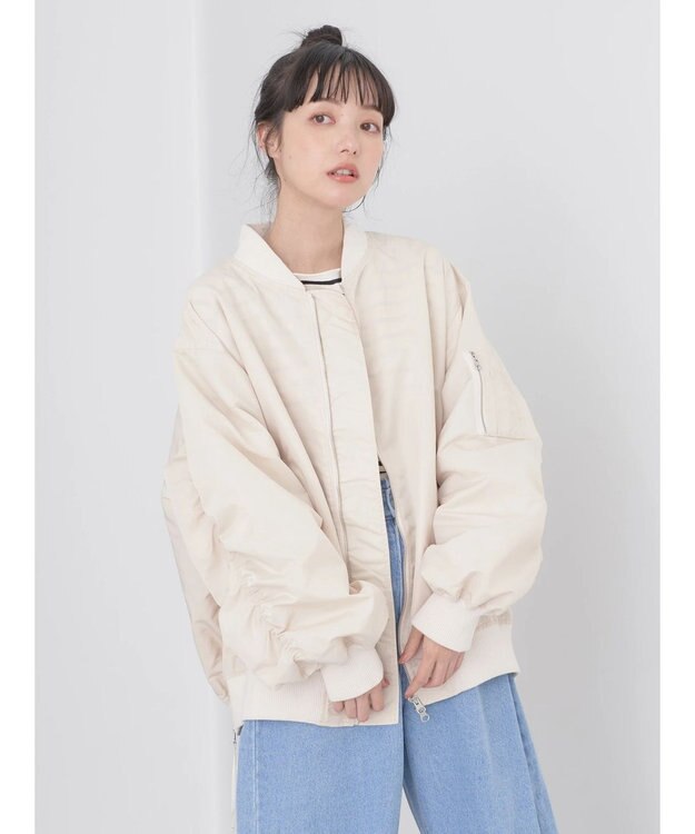 earth music&ecology ＢＩＧ　ＭＡー１ Ecru