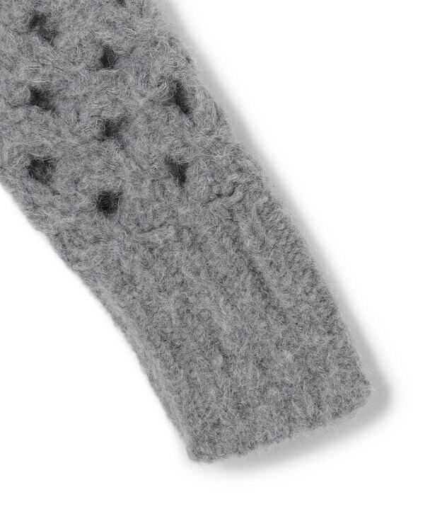 BEIGE， KOKOMO / ウールアルパカメッシュニット Md.Gray