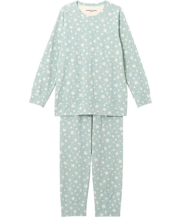 tsumori chisato SLEEP ツモリチサト パジャマ 長袖 長ズボン オーガニックコットンを使用 レディース UDX567 /ワコール メロン
