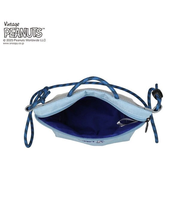 ROOTOTE 8438【スヌーピー】IP.サコッシュ.ポリ.ピーナッツ-0F 03：サックス