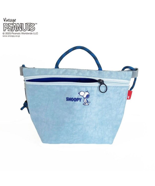 ROOTOTE 8438【スヌーピー】IP.サコッシュ.ポリ.ピーナッツ-0F 03：サックス